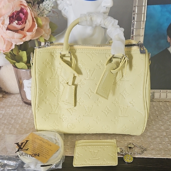 Louis Vuitton Light Yellow Satchel - Picture 1 of 6